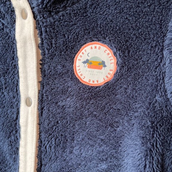 EUC Roxy Girl Snap Up Sherpa Hoodie - Picture 5 of 10